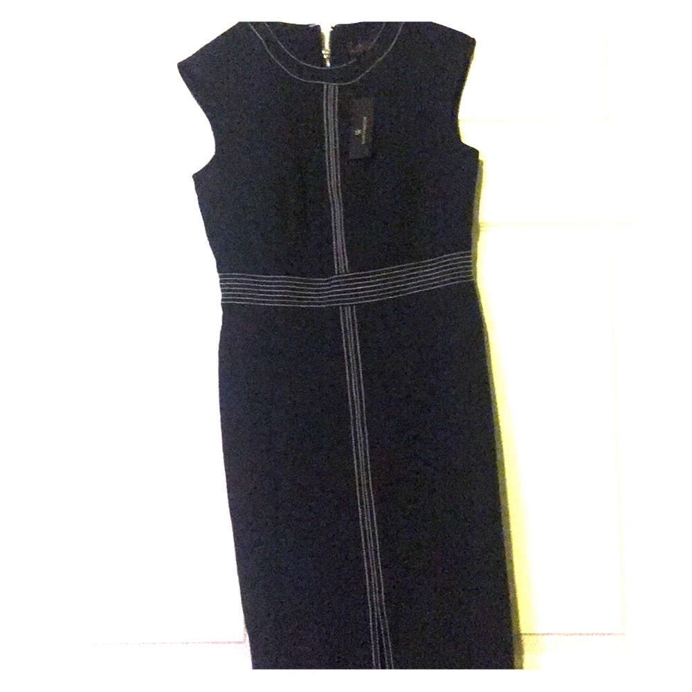 Worthington Black Dress with white lining